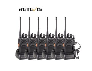 6pcs Walkie Talkies (1.KM-3KM Range)