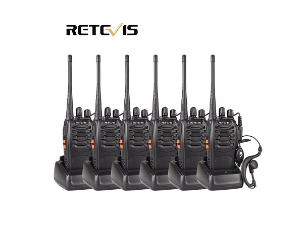 6pcs Walkie Talkies (1.KM-3KM Range)