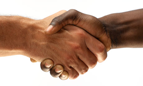 contract shaking hands
